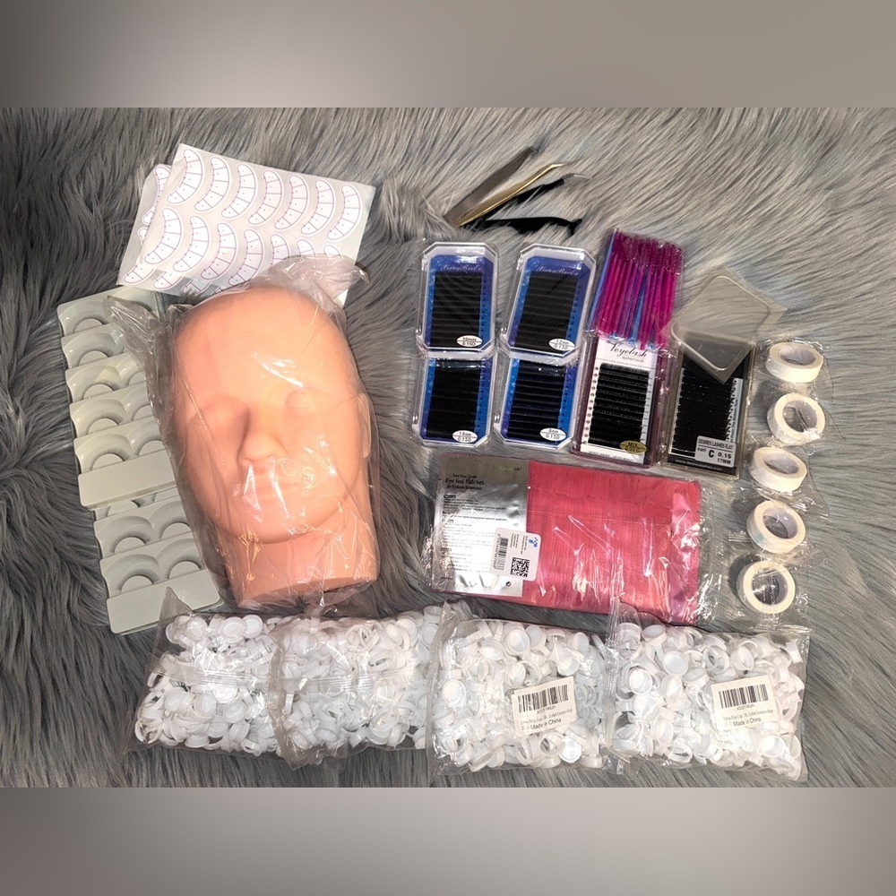 🔥 Huge Lash Extension Pro Supply Starter Kit Lot 🔥